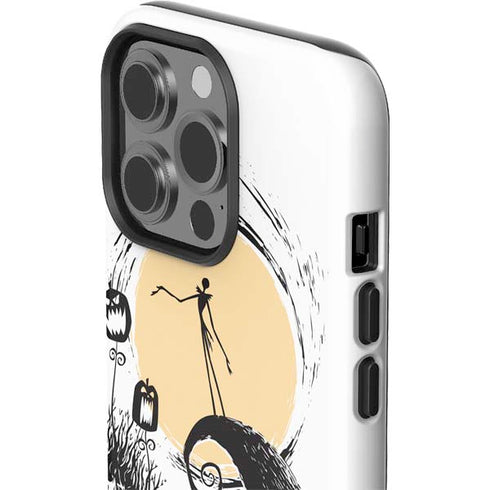 Disney The Nightmare Before Christmas Jack on Spiral Hill Art iPhone 15 Pro Impact Case